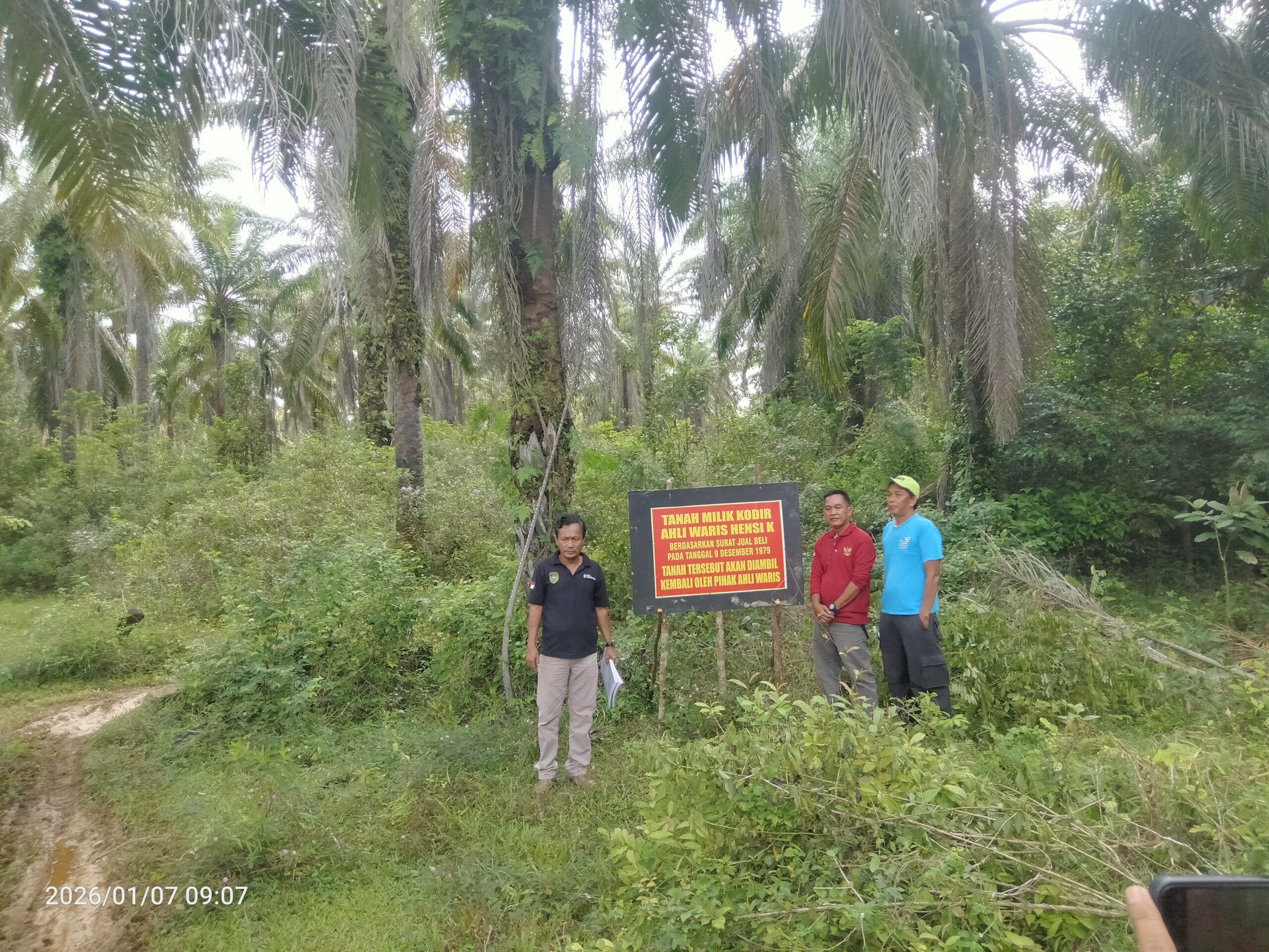 Photo Ahli Waris Lahan Bersama Pendamping