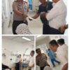 Camat, Kapolsek, dan Lurah Pasar Baru saat mengawal proses administrasi dan memastikan korban Pedi Melonda mendapatkan perawatan intensif terbaik pasca-insiden kebakaran.